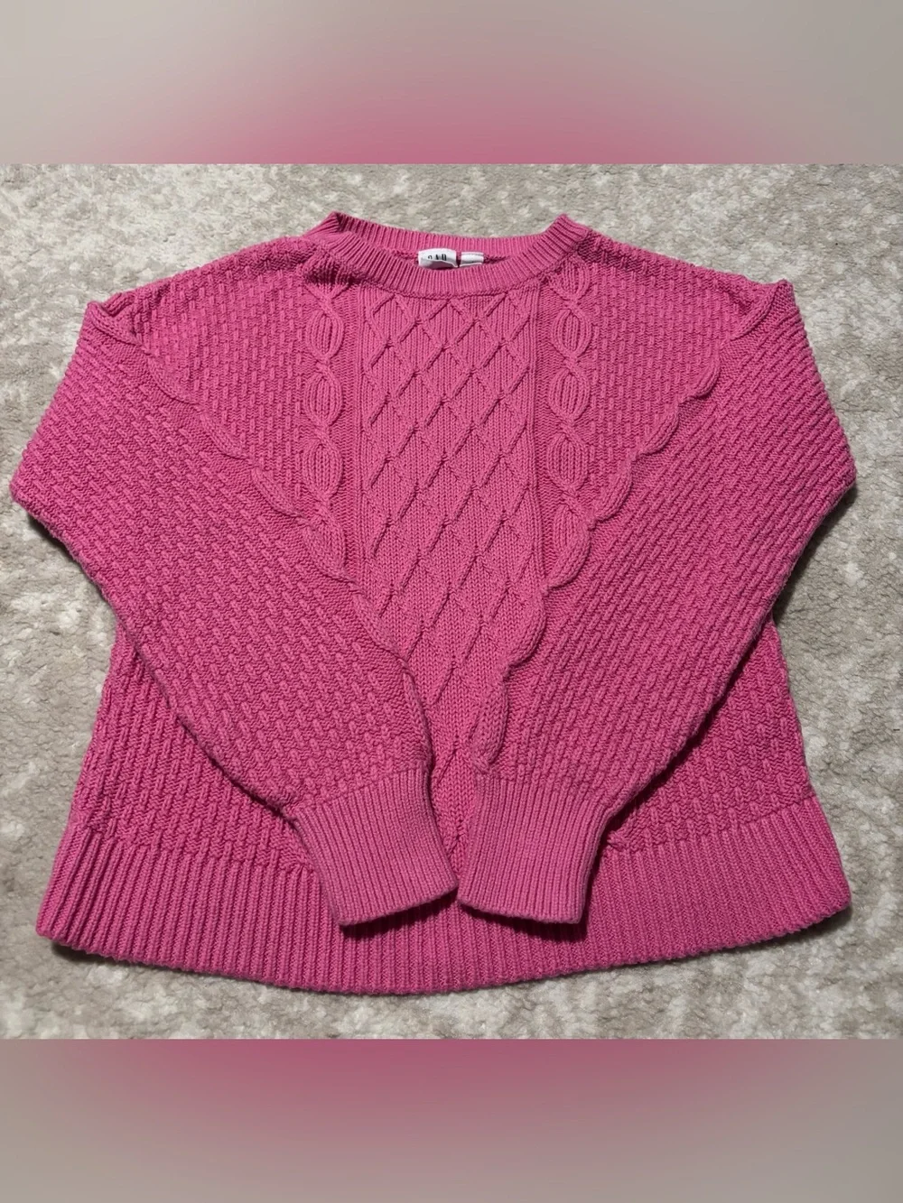 Vibrant Cable Knit Sweater - GAP KIDS